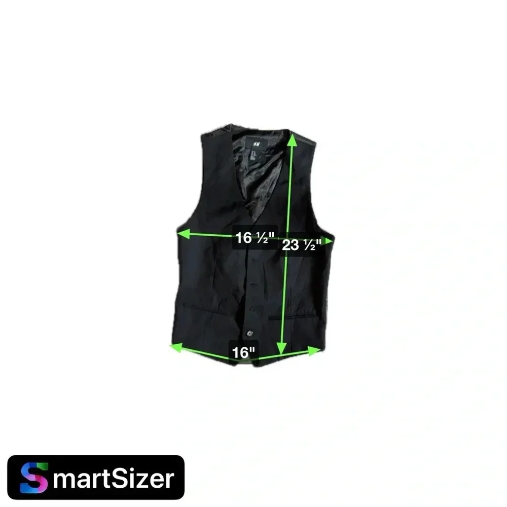 Men's H&M Black Vest Size 36R